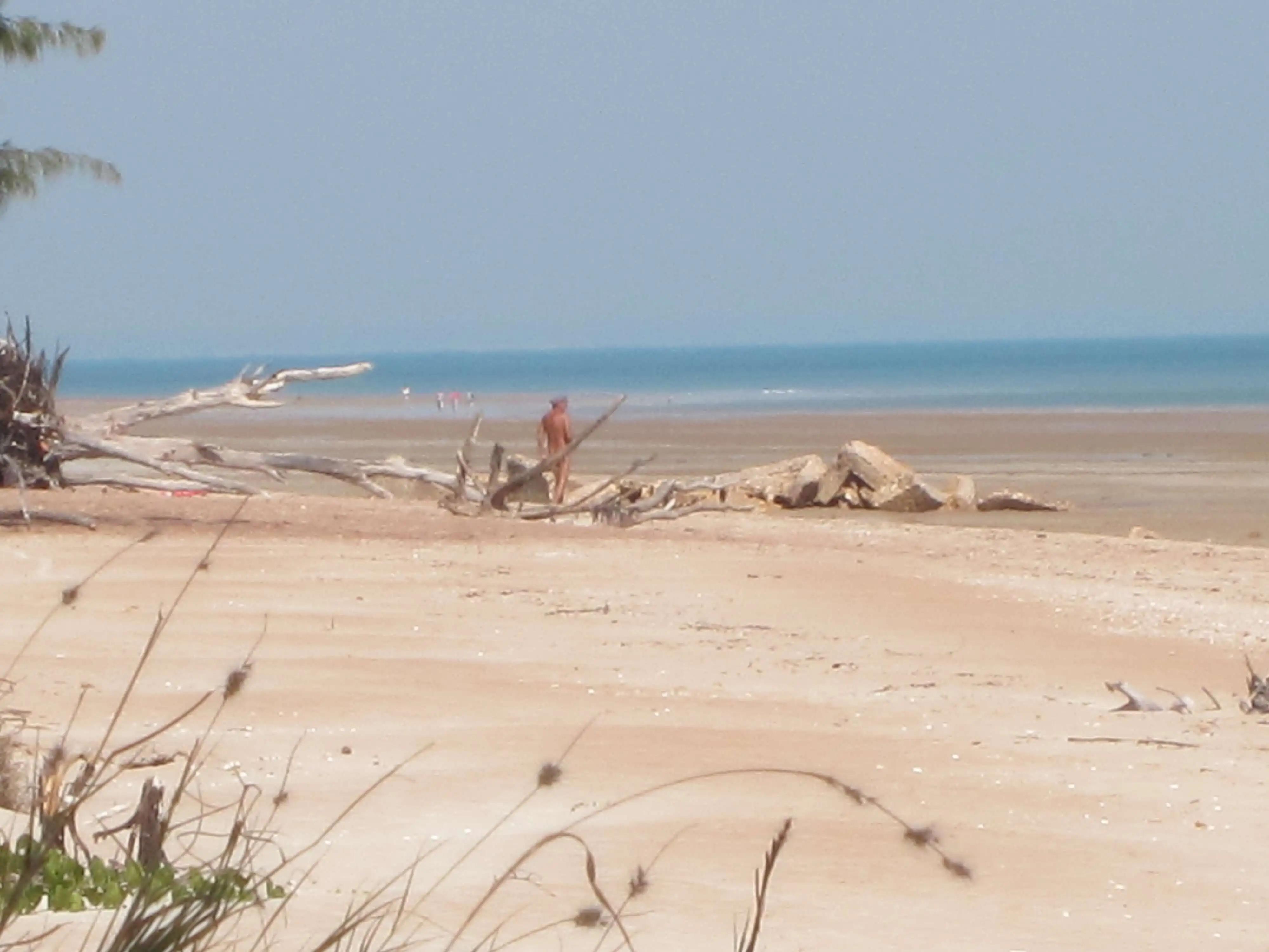 Weekends can be busy but the beach still looks empty