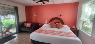 Comfy rooms with a view at Playa Sonrisa Hotel