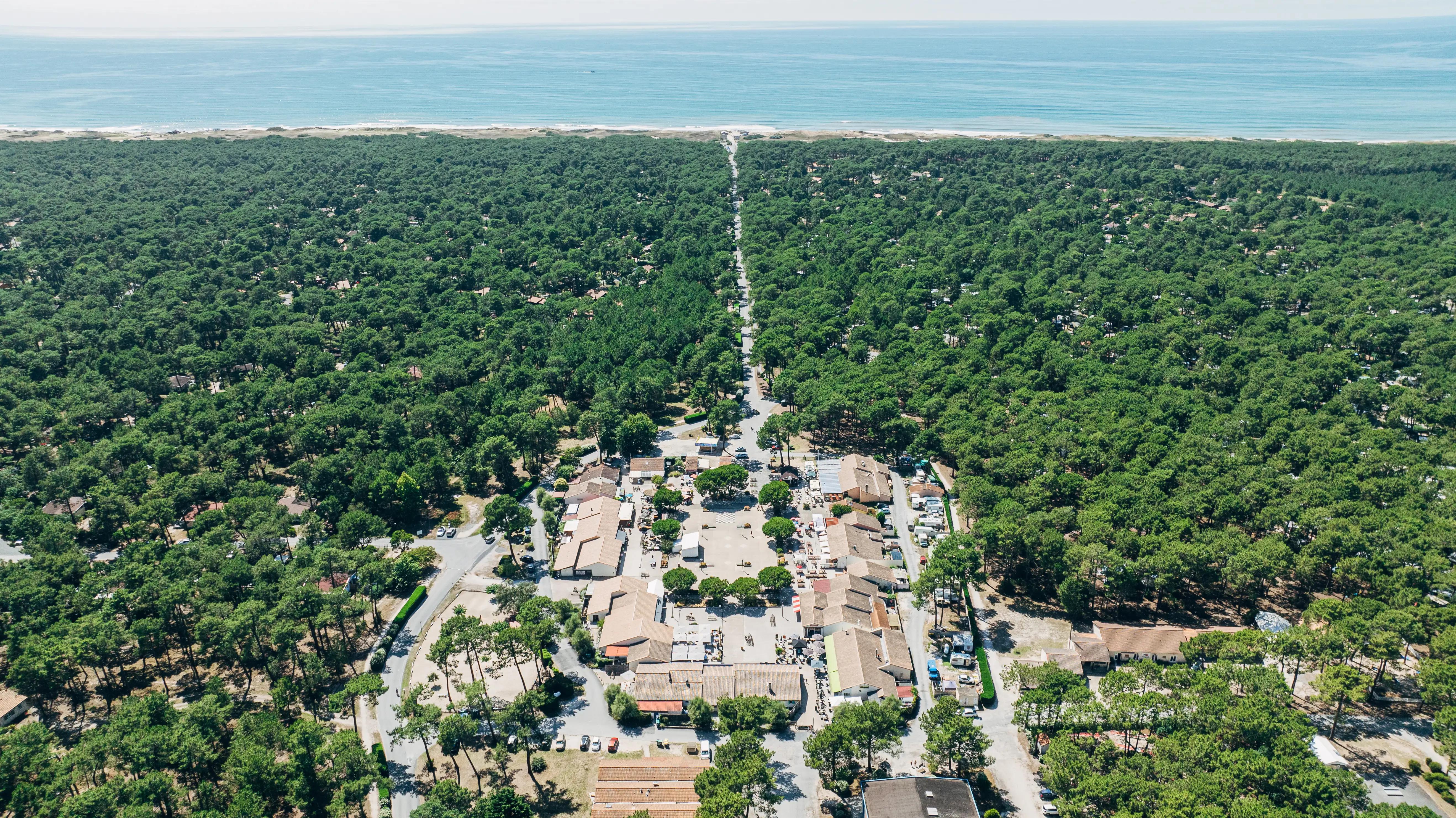 Euronat naturist village from above