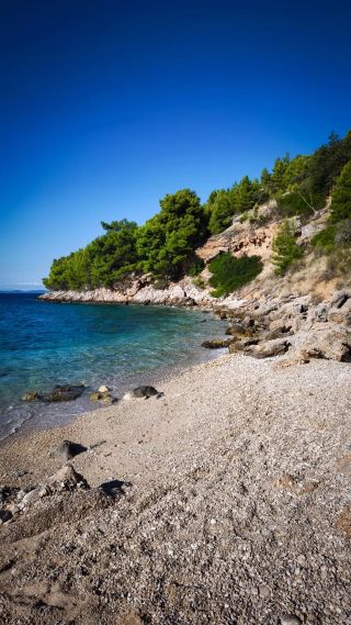 Slatina FKK Beach in Brac Croatia
