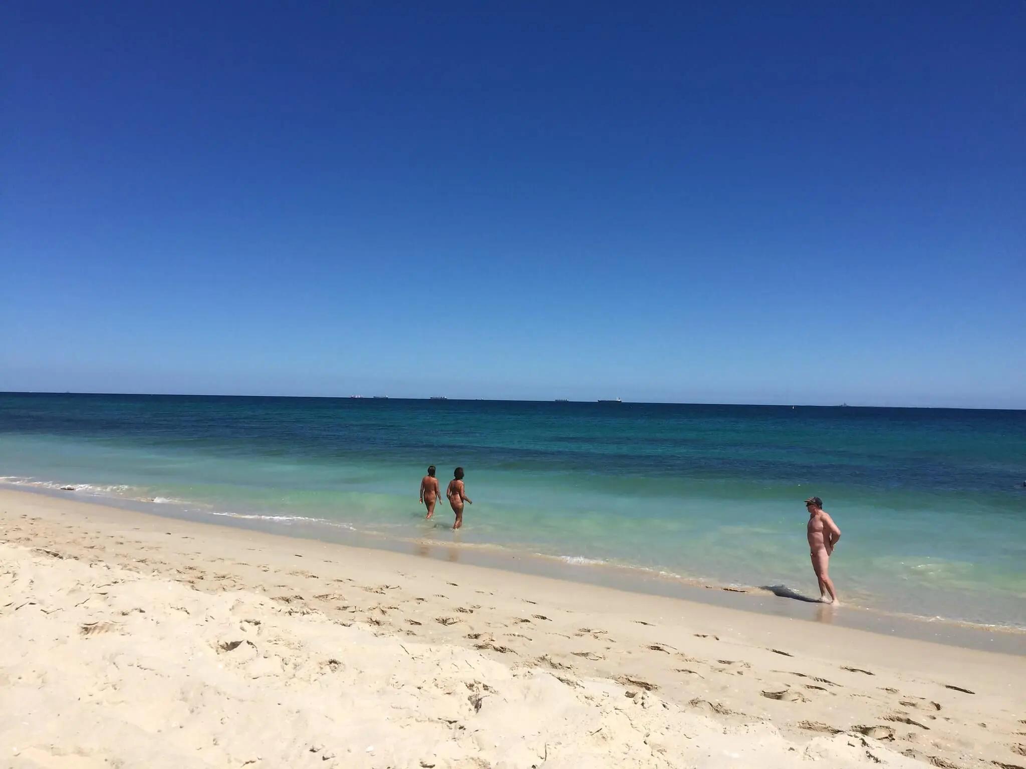 The water here is stunning on a calm day
