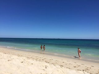 The water here is stunning on a calm day