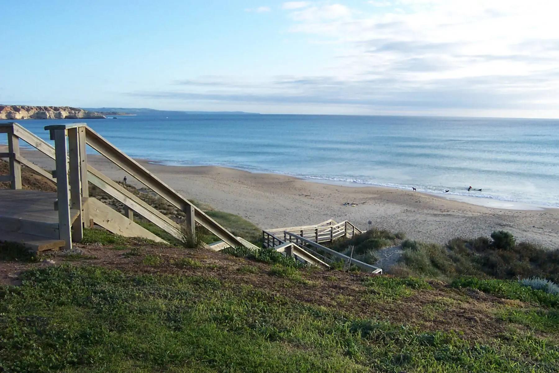 Stairs to the beach. Thankfully there aren't too many!