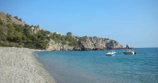 Most nudists stick to the outer edges of the beach