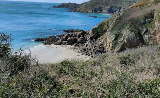 Le Jaonnet Bay - Naturist beach in the UK