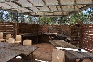 Outdoor BBQ and pizza oven