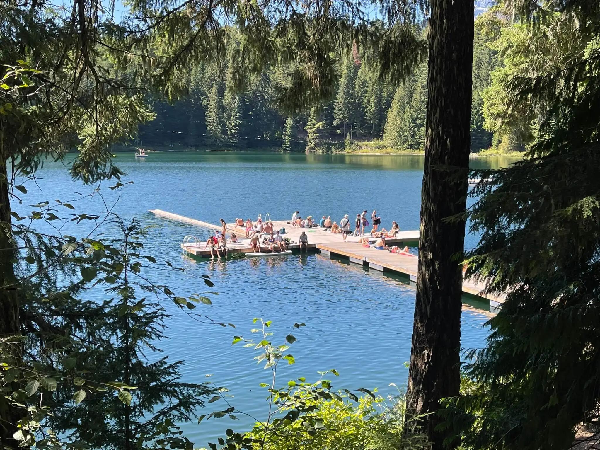 Lost Lake Nude Dock