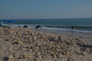 Sand, stones and cliffs.. Moshup Beach has it all