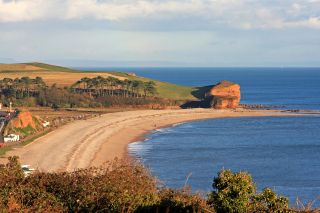 Budleigh Salterton (West End) - Clothing optional beach in the UK