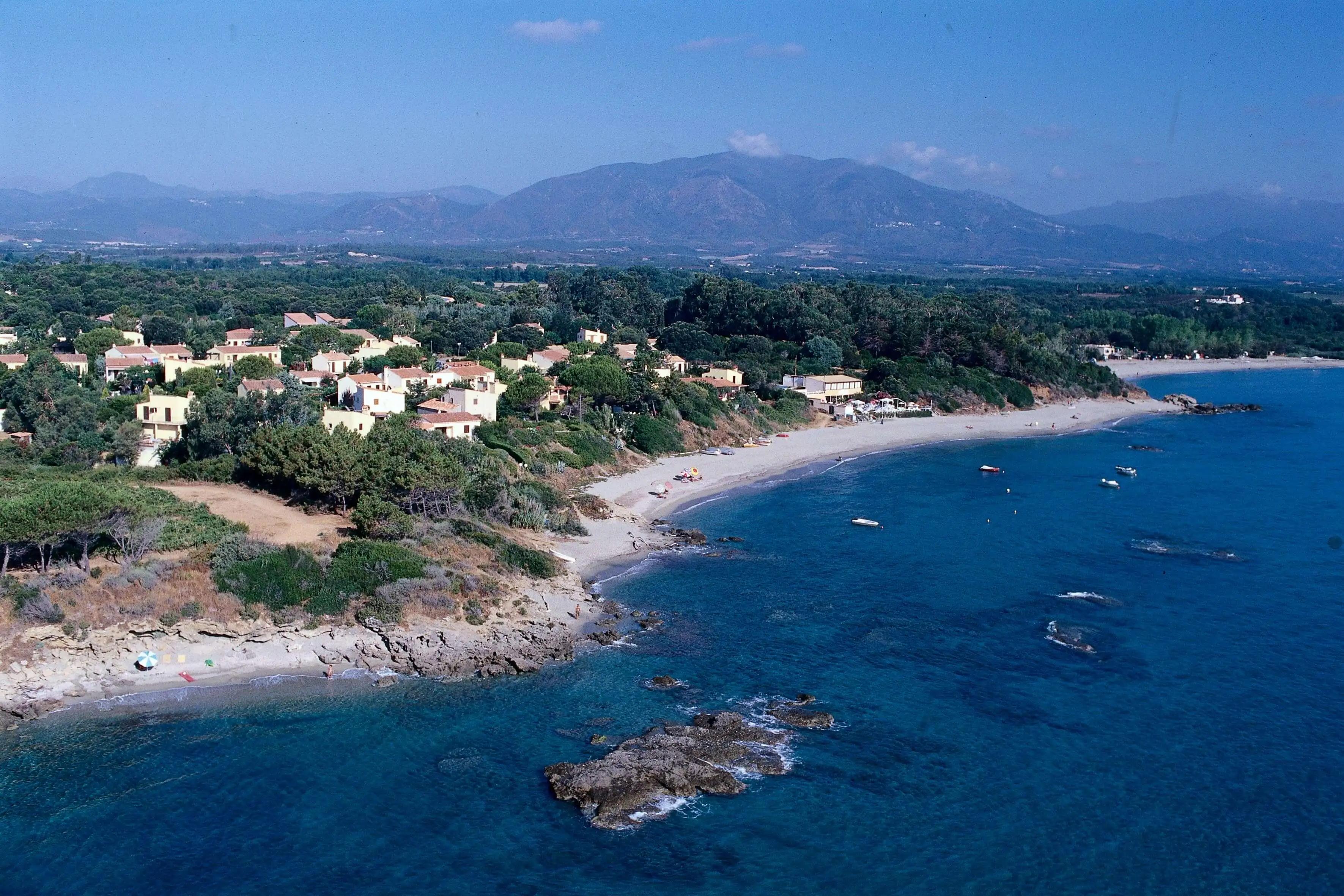 Aerial view of the beautiful Bagheera Beach