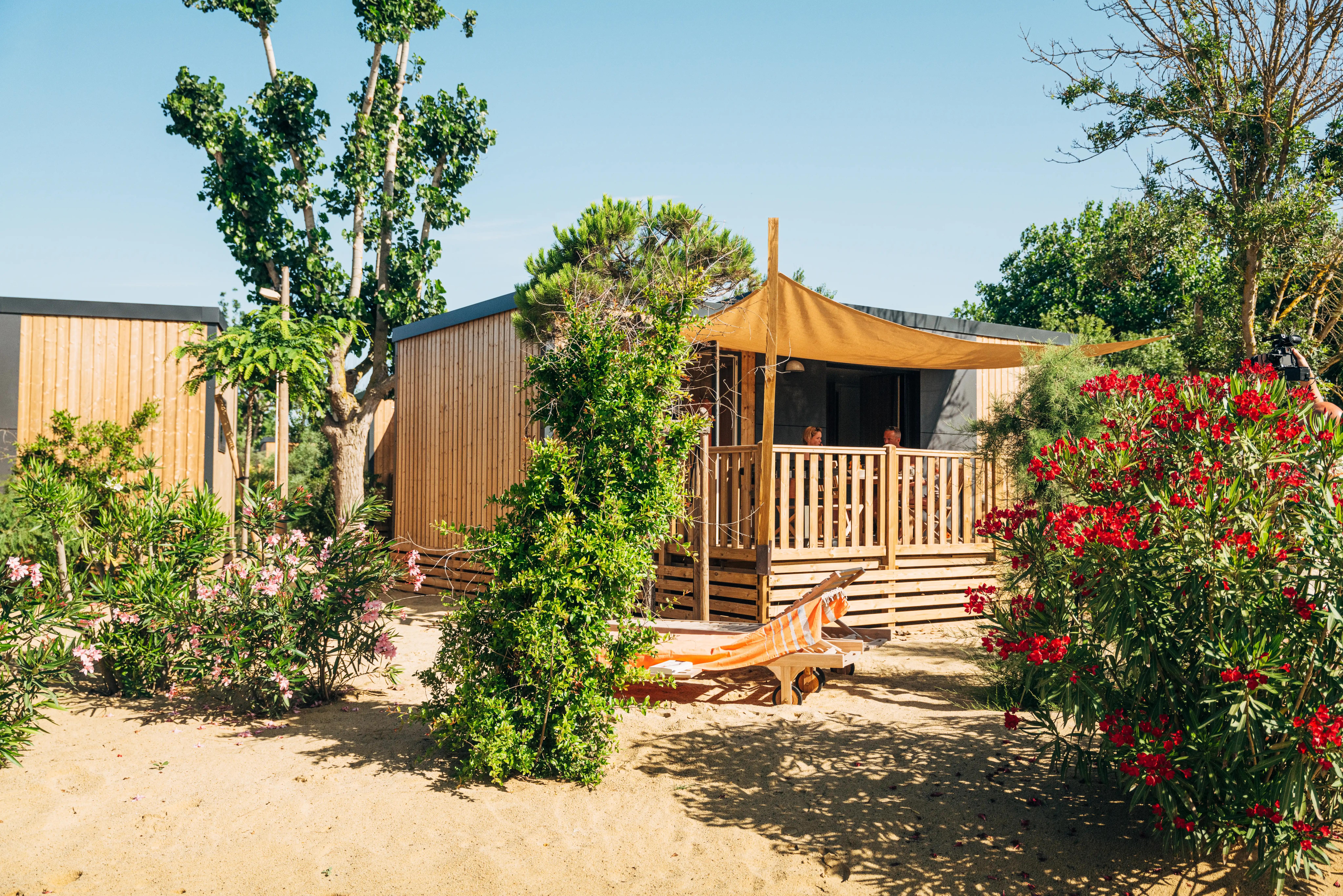Naturist bungalow by the beach at Sérignan