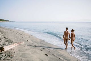 Plenty of beach for naked strolls at Domaine Naturiste de Riva Bella