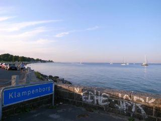 The beginning of the beach with the nude section to the far north