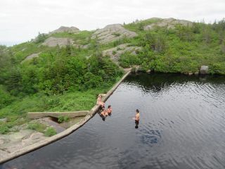 Naturists skinnydipping at Soldiers Pond in St John's