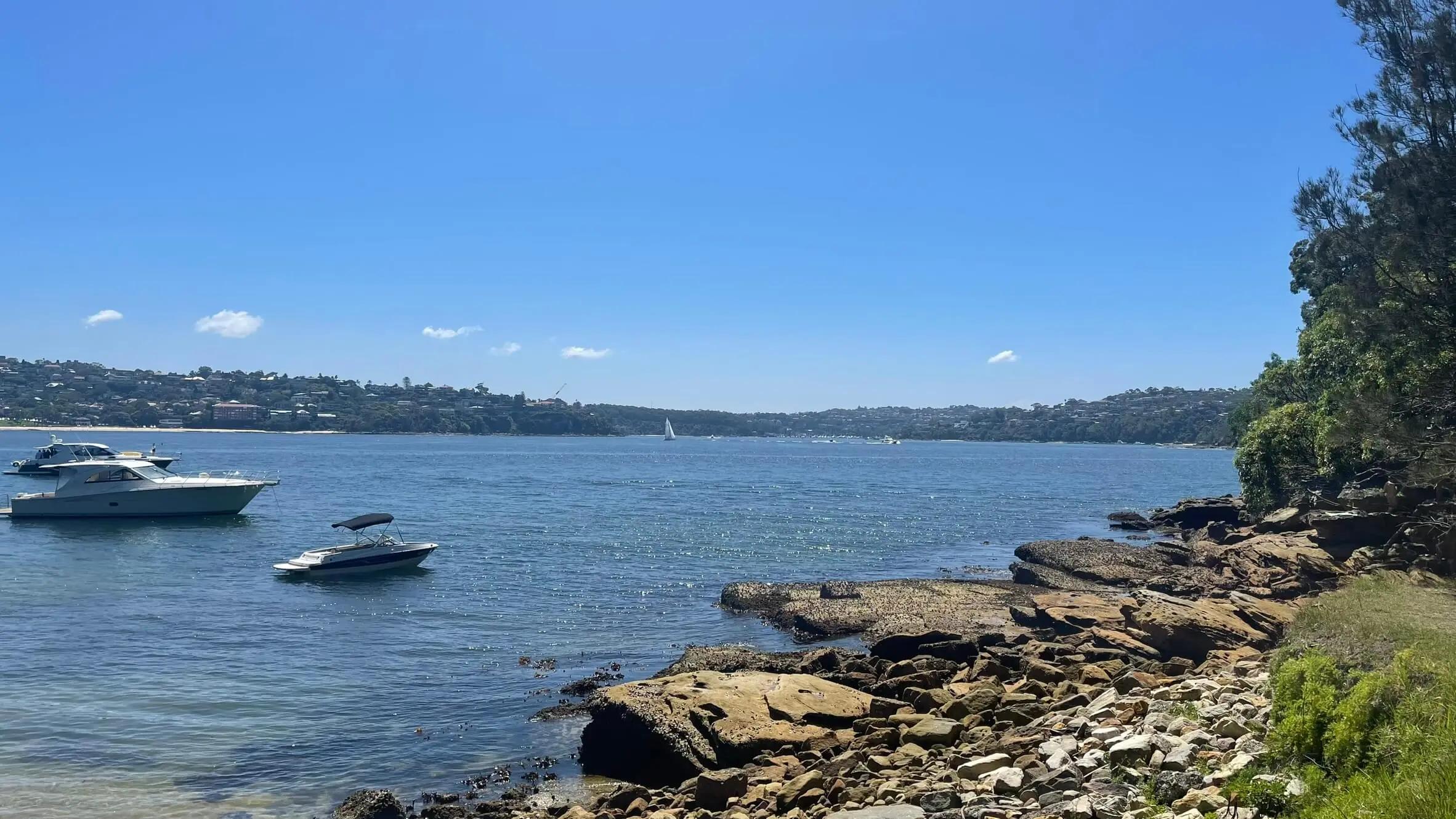 Views from the rocks at Cobblers Beach
