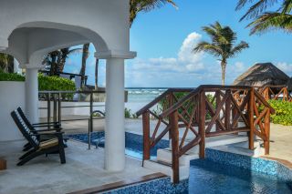 Junior suite at Hidden Beach Resort