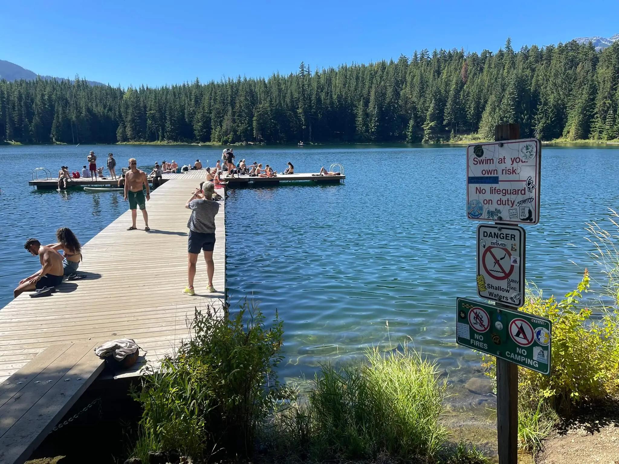 Lost Lake Nude Dock
