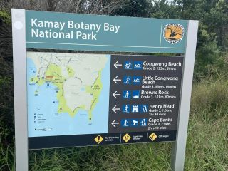 Plenty of walking trails around Little Congwong Beach in Sydney's south