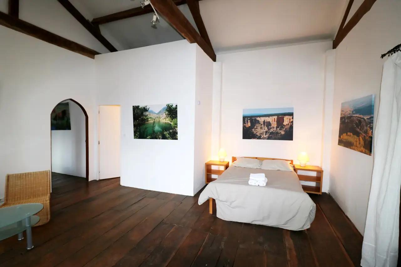 Rooms at Naturist Hotel Peyraille