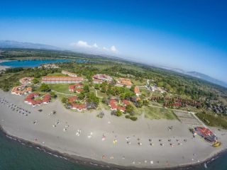3km long sandy beach at FKK Ada Bojana Nudist Resort