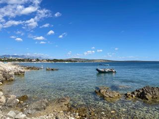 Gajac Naturist Beach on Pag Island in Croatia
