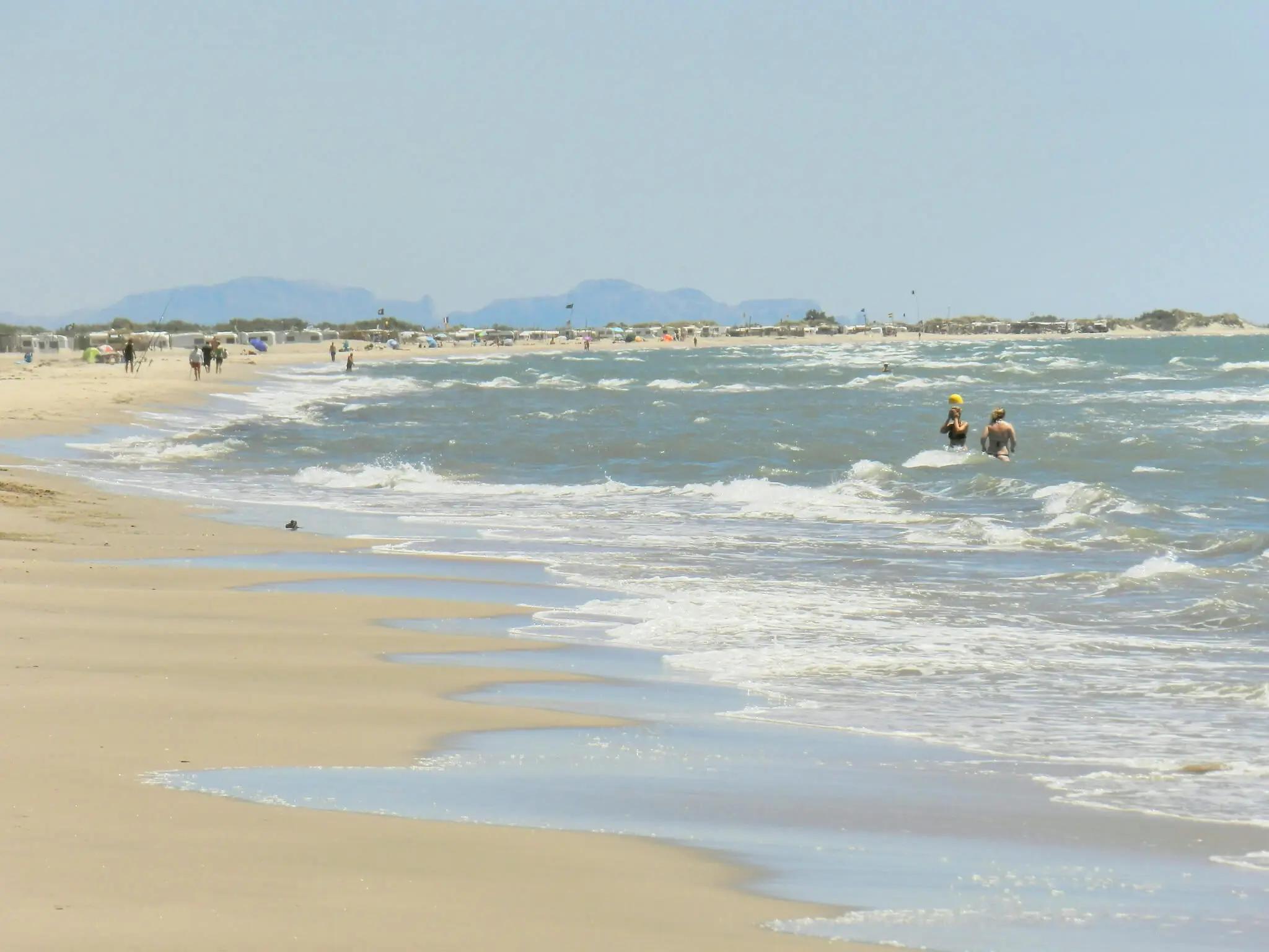 A windy day at Plage de Piémanson