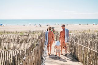 Path to the beach at Le Sérignan Plage Nature
