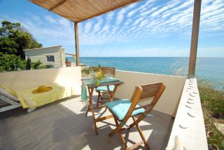 Epic patio views at Domaine Naturiste de Riva Bella