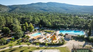 Aerial view of Domaine de Bélézy in Provence