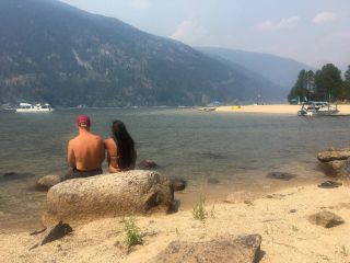 Nude lakes hit different here... Red Sands Beach in Nelson BC