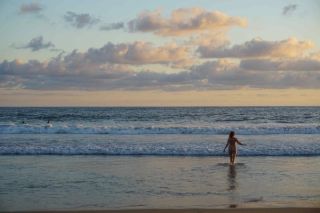 The surf can be strong in Zipolite