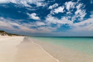 The sand here is perfect. Feels like paradise.