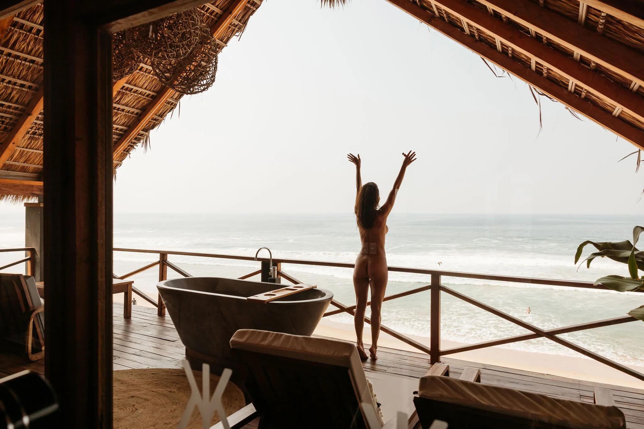 Clothing optional from your room to the beach - you decide!