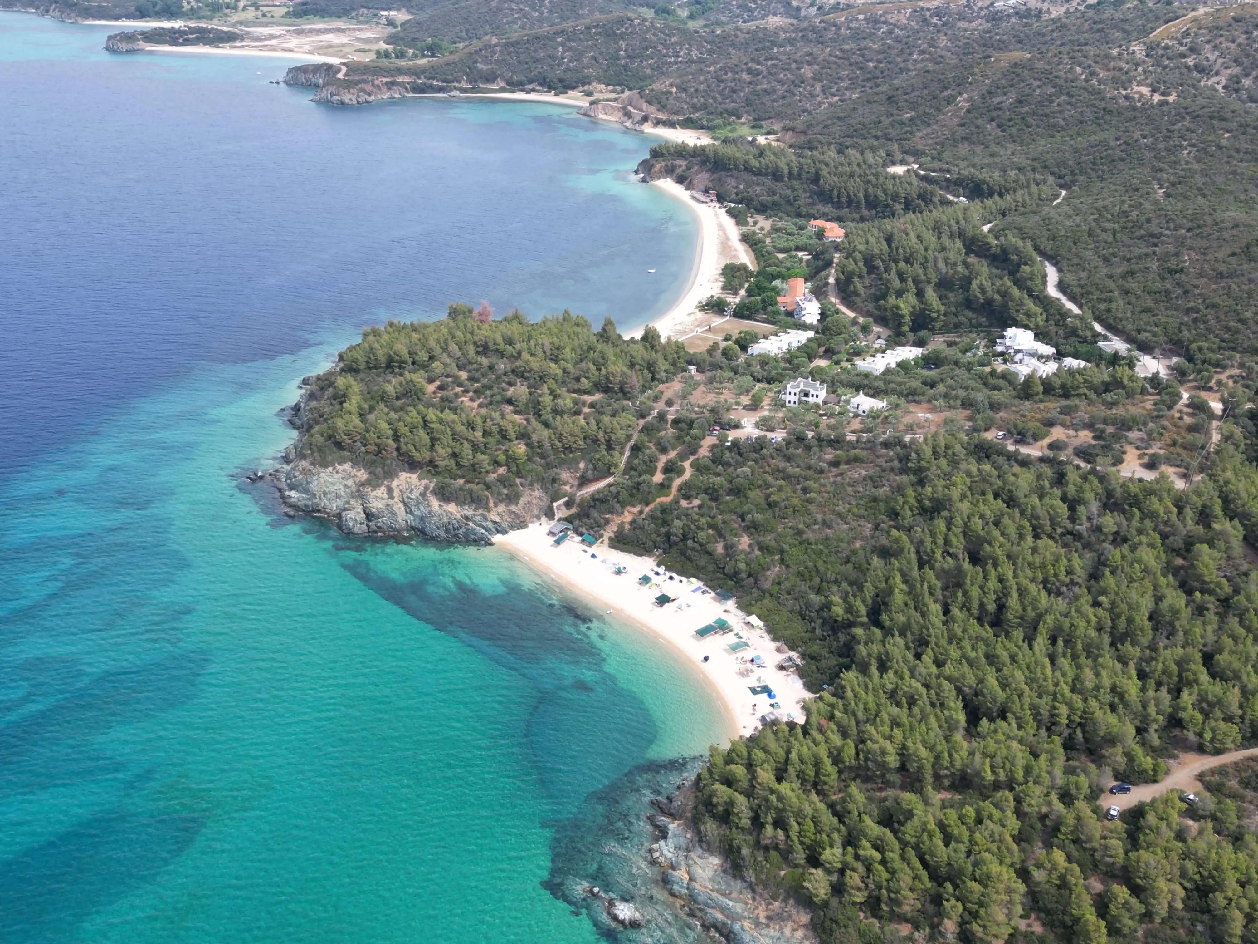 Stunning Paradise Beach from above