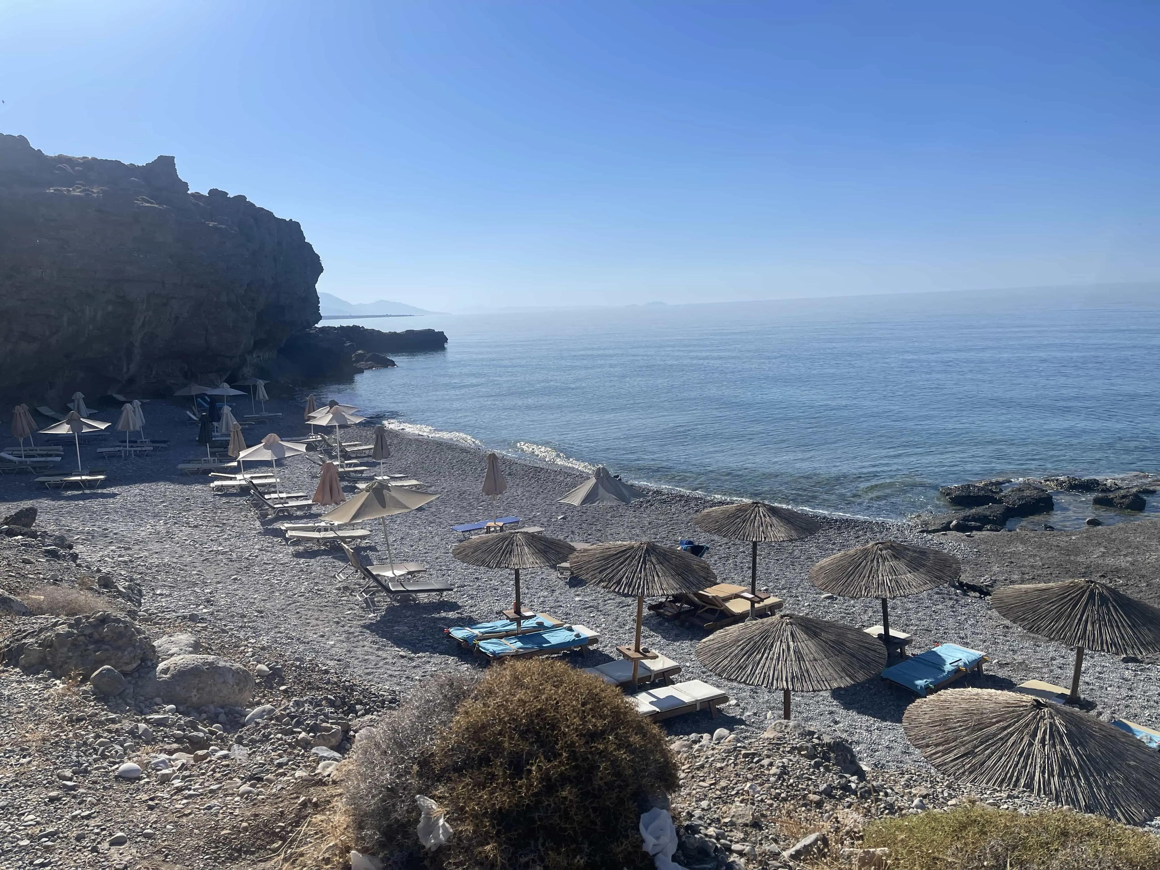 Nearby Filaki Beach which is close to Vritomartis Naturist Resort