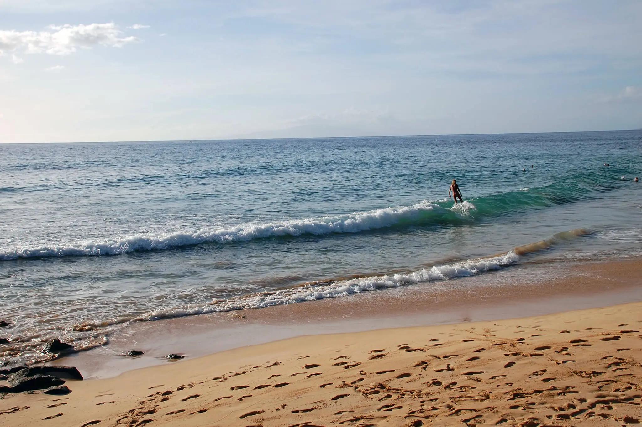 Naked surfing? Yep it's a thing at Little Beach!