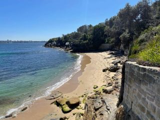 Quiet day at Lady Bay Nude Beach
