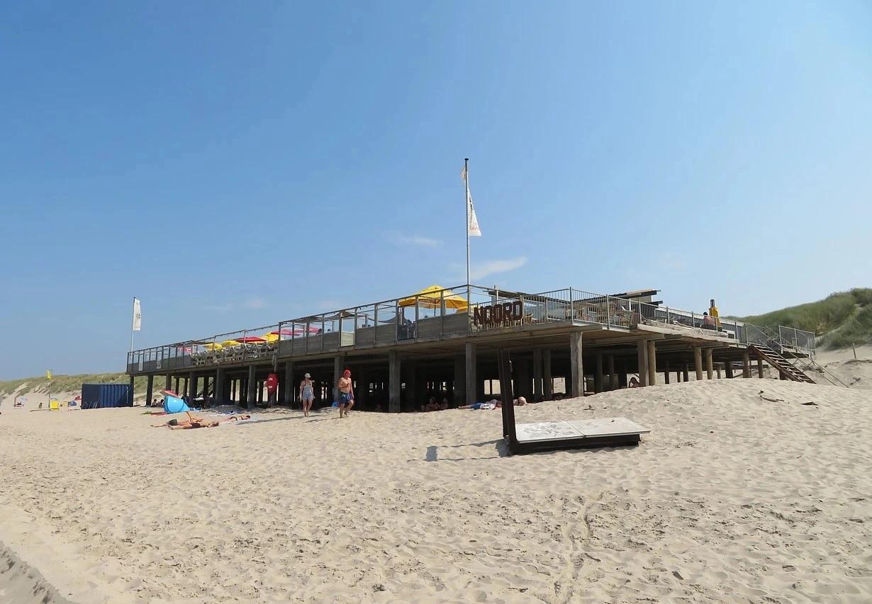 Naaktstrand Callantsoog restaurant to the north of the beach