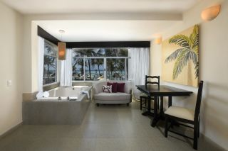 Ocean front junior suite at Hidden Beach Resort