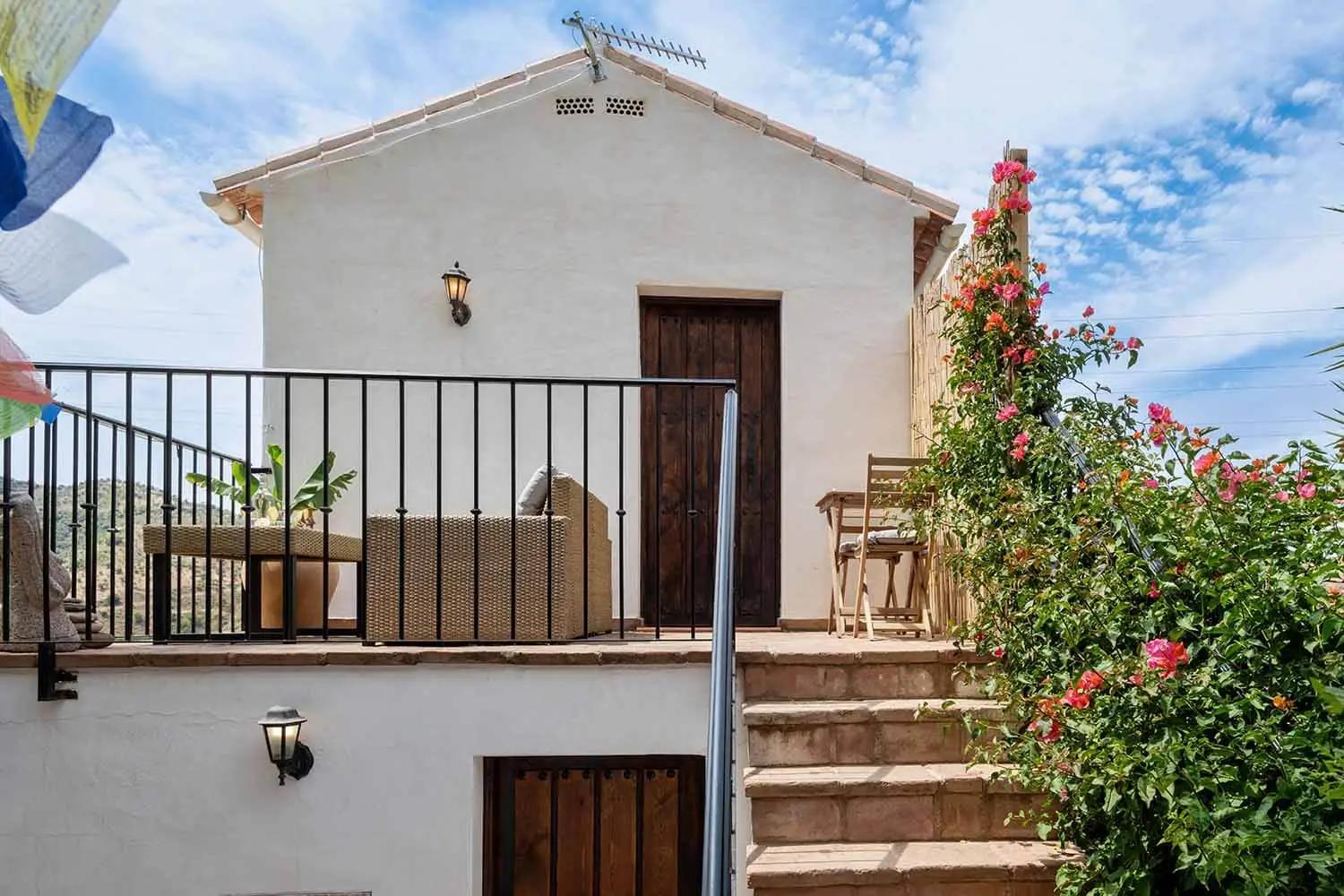 Stunning rooms perched high on the property at Finca Fabulosa Nudist Resort