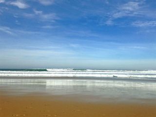Perfect wave conditions at Plage de la Jenny make this place great for surfing