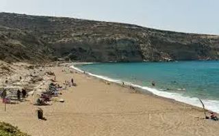 Kommos Beach - Naturist beach in Crete, Greece