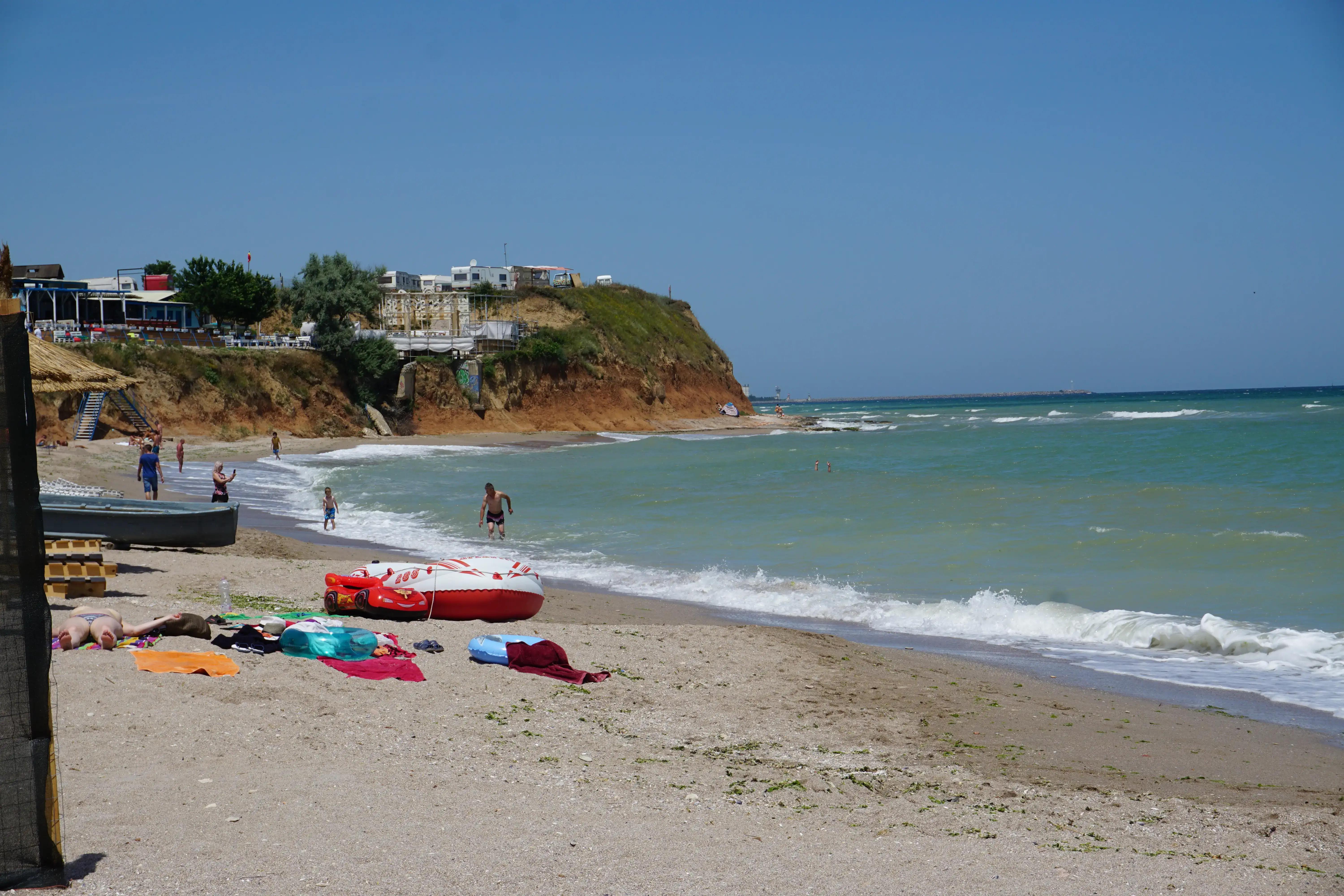 Looking towards the northern point and camping area