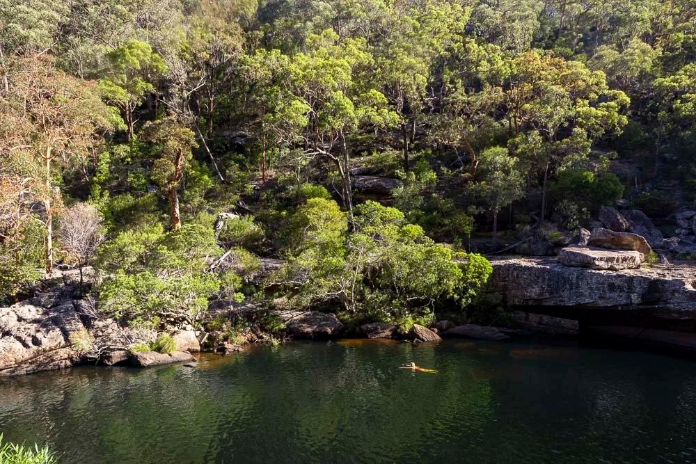 Jingga Pool - Nude area in NSW, Australia