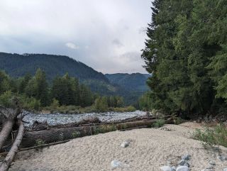 Near the clothiong optional area at Norrish Creek