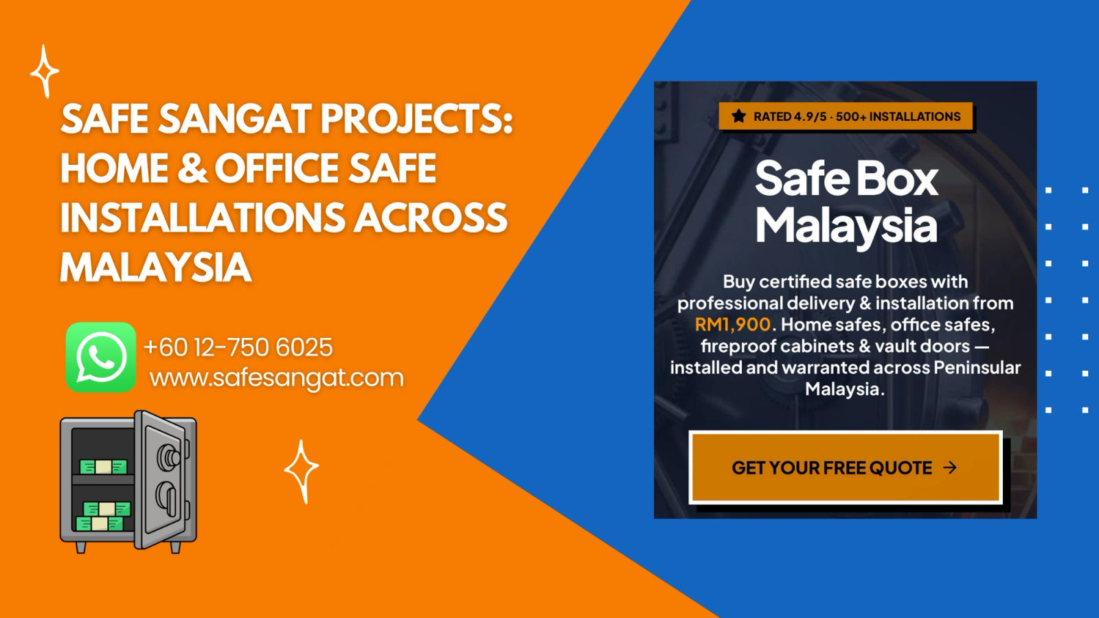 Safe Sangat Projects: Home & Office Safe Installations Across Malaysia