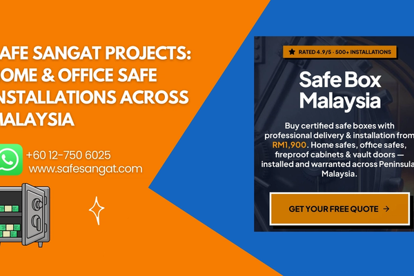 Safe Sangat Projects: Home & Office Safe Installations Across Malaysia