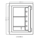 Falcon Safe Legend Size 2 Drawing