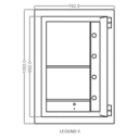 Falcon Safe Banker Legend 3 Drawing
