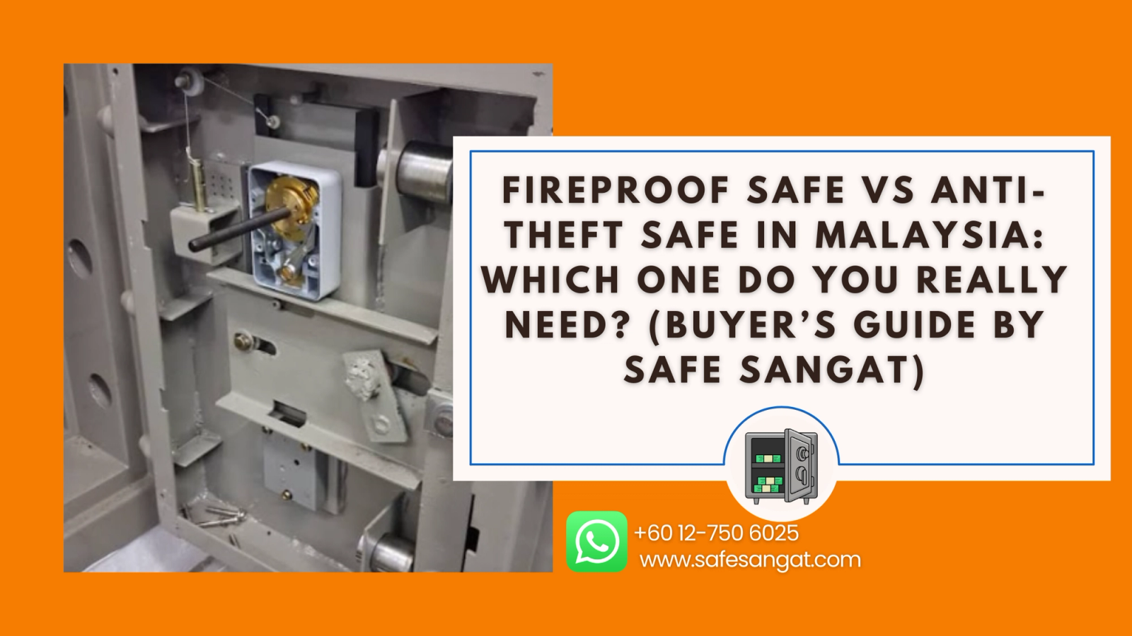 Comparison of fire protection and burglary resistance considerations when choosing a safe